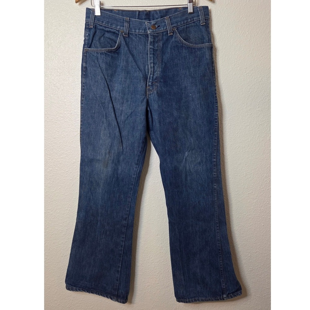 Vintage Sears Jeans Joint 33x29 Dark Wash Bootcut Denim